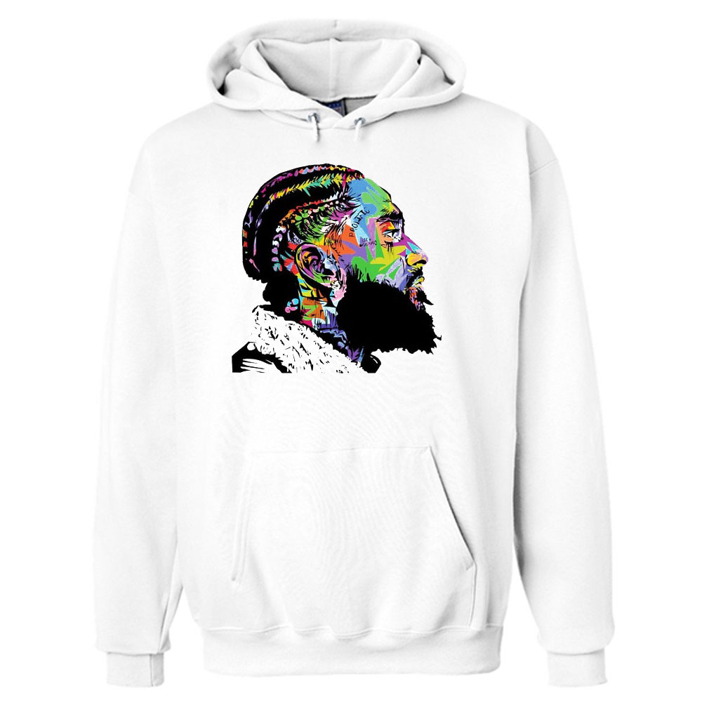 Nipsey Hussle White Hoodie