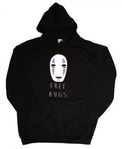 No face free hugs, spirited away Studio Ghibli Anime Hoodie