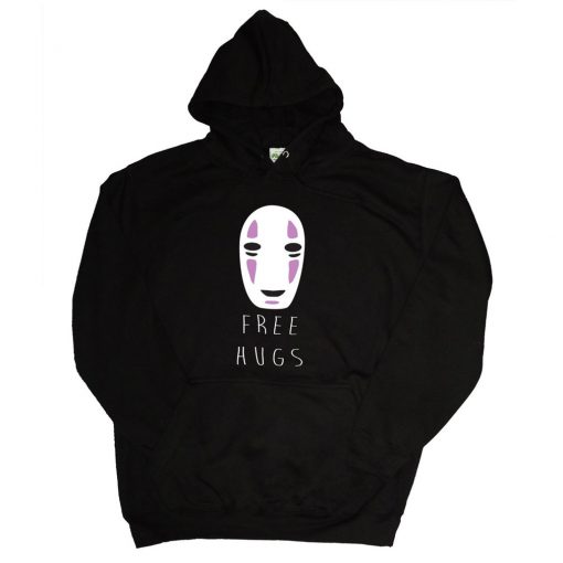 No face free hugs, spirited away Studio Ghibli Anime Hoodie