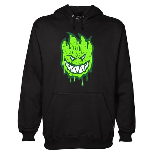 Now Santa Cruz Spitfire Wheels Blue Zombie Skateboards Hoodie