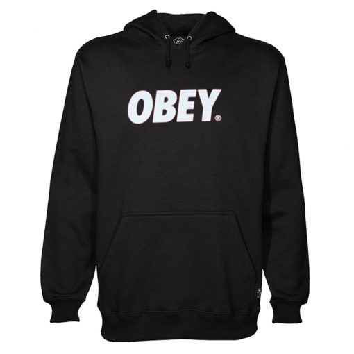 Obey Font Crewneck Hoodie