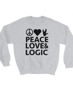 PEACE LOVE & LOGIC Sweatshirt NA