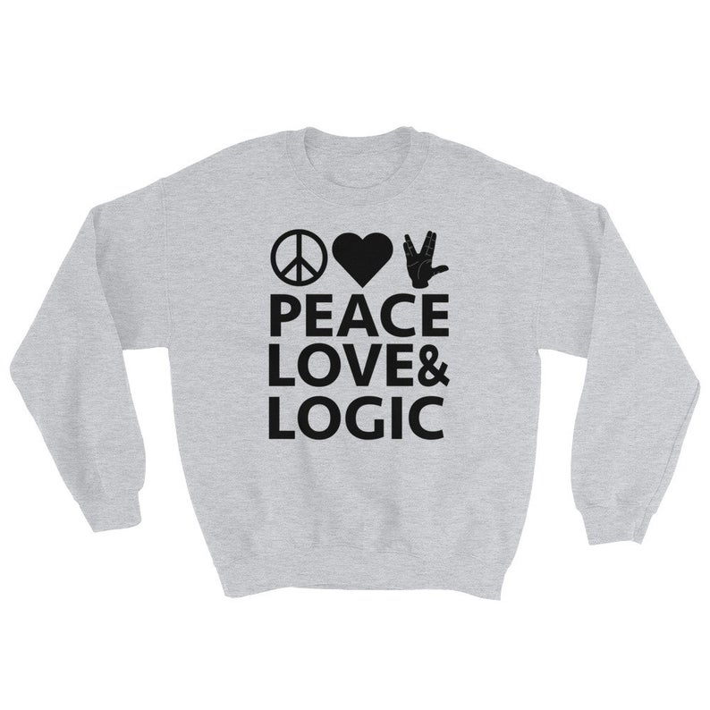 PEACE LOVE & LOGIC Sweatshirt NA