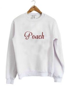 Peach Font Sweatshirt