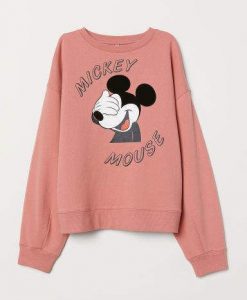 Pink Micky Mouse Sweatshirt