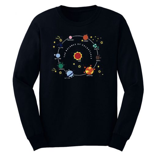 Planets Solar System And Star Front and Back Sweatshirts