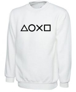 Playstation Controller Buttons Sweatshirt