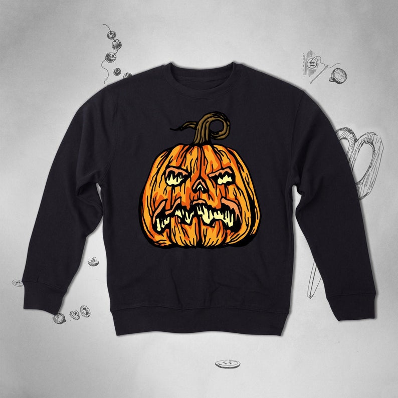 Pumpkin Halloween sweatshirt NA