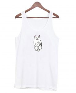 RIP N DIP Nermal Cat Middle Finger Tank-top