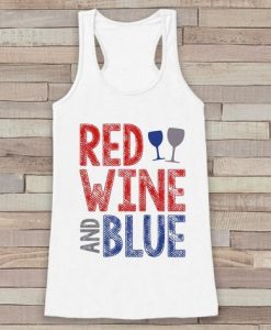 Red Wine & Blue Tanktop