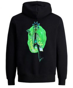 Rick and Morty back Hoodie