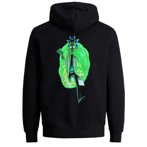 Rick and Morty back Hoodie