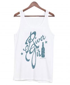 River Girl White Tank-top