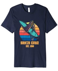 Santa Cruz California Retro Tshirt