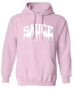 Sauce Pink White Hoodie