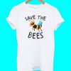 Save Bees White T-shirt