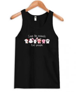 Save The Animals Eat People Tank top