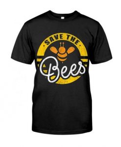 Save The Bee Cool Design T-shirt