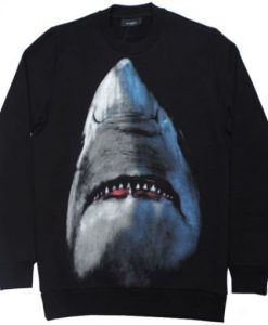 Shark Print Sweatshirt