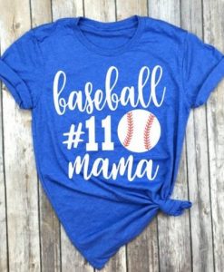 Silhouette Baseball Mom t Shirt