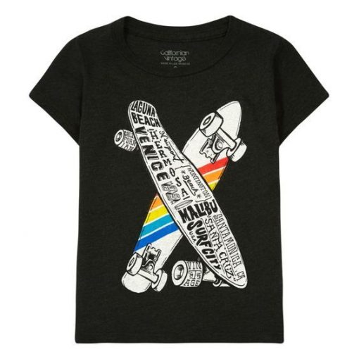 Skateboard Dark grey T-Shirt