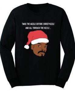 Snoop Dogg Christmas Black Sweatshirt