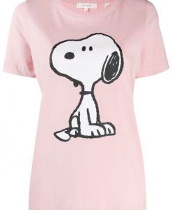 Snoopy print T-shirt