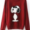 Snoppy Red Sweatshirt