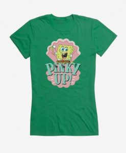 Spongebob Squarepants Pinky Up Girls T-Shirt