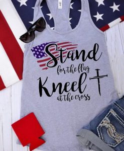 Stand for the flag kneel tanktop