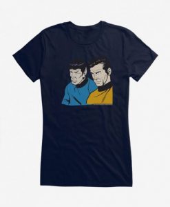 Star Trek Captain and Officer Girls T-Shirt