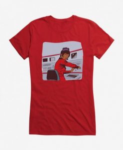 Star Trek Uhura Control Room Girls T-Shirt