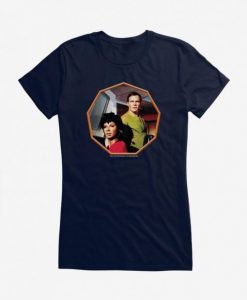 Star Trek Uhura and Kirk Girls T-Shirt