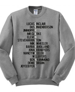 Stranger Things Name Sweatshirts