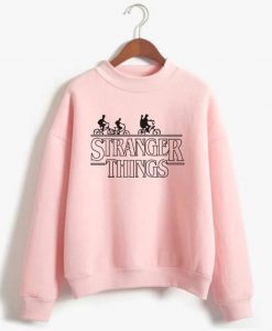 Stranger Things Pink Sweatshirt