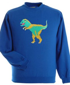 T-Rex Blue Sweatshirt