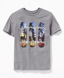 Three Skateboard T-shirt