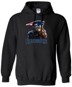 Tom Brady Thanos Tom Brady #12 Thanos Infinity Gauntlet Patriots Hoodie