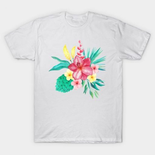 Tropical Colorful Bouquet T-Shirt