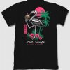 Tropical Skeleton Flamingo T-Shirt