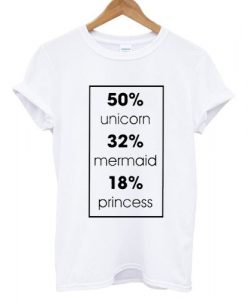 Unicorn Mermaid Princess T shirt