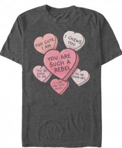 Valentine Candy Hearts Tshirt