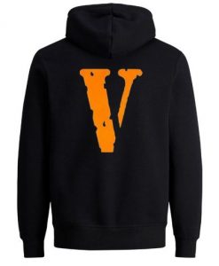 Vlone Friends Letter V Hoodie Back