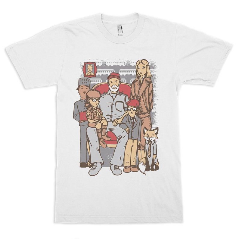 Wes Anderson Movie Heroes T-Shirt NA