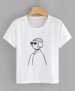 Wmn Figure Print Tee T-shirt