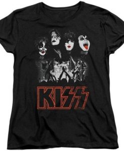 Womans KISS Rock The House Ladies T Shirt