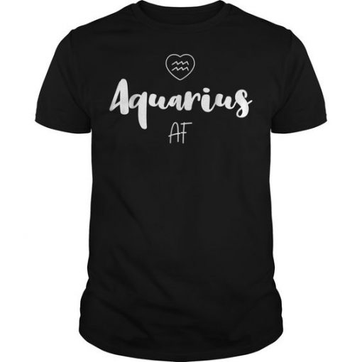 Zodiac Aquarius Af T-Shirt