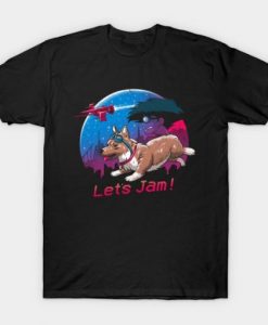 bebop corgi t-shirt