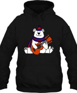 Bear Playing Guitar Hoodie