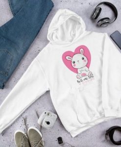 Bunny Pink Cute Hoodie